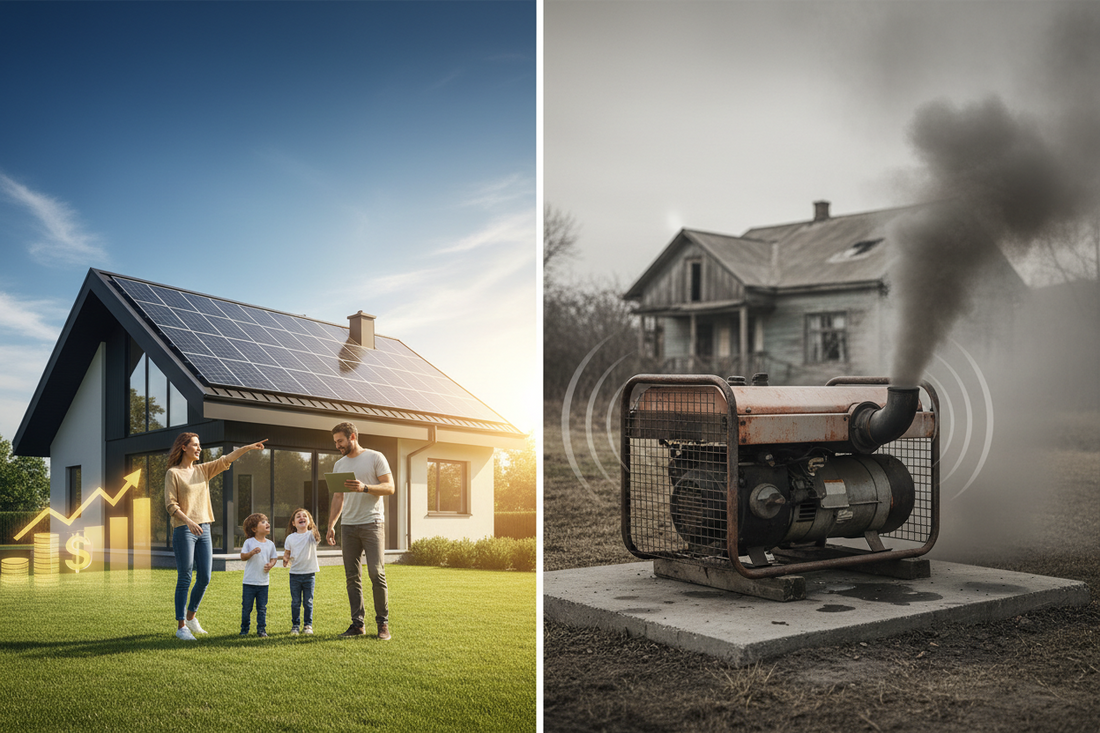 ⚡ Why People Are Switching From Generators to Solar Energy
