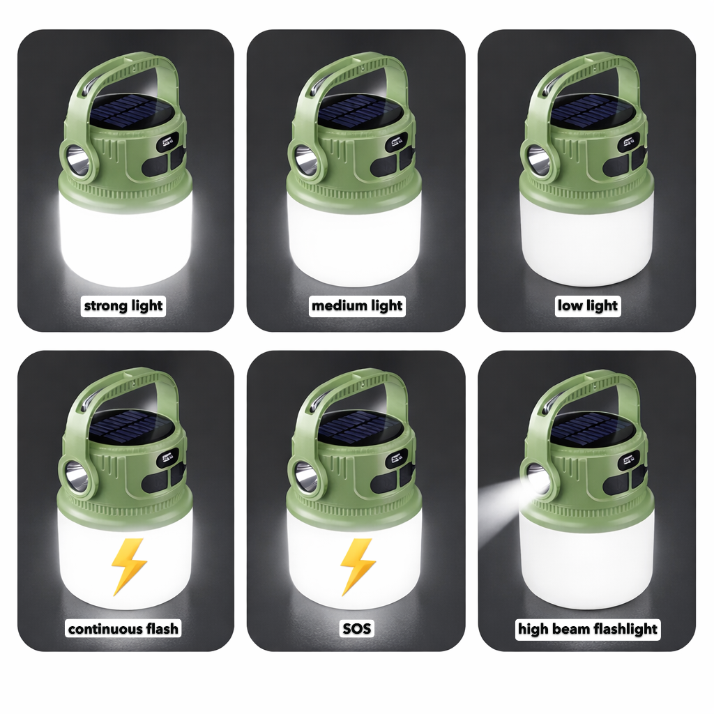 Solar Charging Portable Camping Lantern